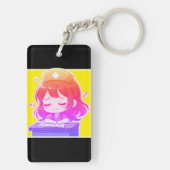 Porte-clés Original Chibi Nurse - A little Exhaustion (Dos)