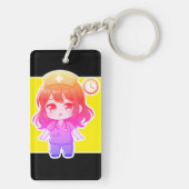 Porte-clés Original Chibi Nurse - Racing Against Time (Dos)