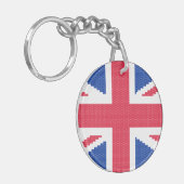 Porte-clés Original cross-stitch design Union Jack (Devant gauche)