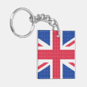 Porte-clés Original cross-stitch design Union Jack (Devant gauche)