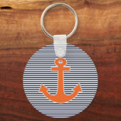 Porte-clés Original Embroidery Anchor Captain Nautical (Recto)