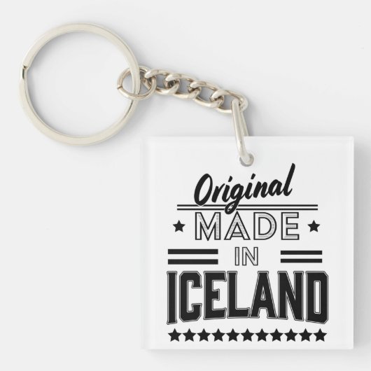 Porte-clés Original fabriqué en Islande (Devant)