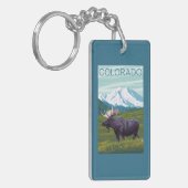 Porte-clés Orignaux avec MountainColorado (Devant gauche)