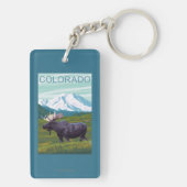 Porte-clés Orignaux avec MountainColorado (Dos)