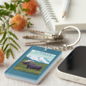 Porte-clés Orignaux avec MountainUtah (Devant droit)