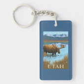 Porte-clés Orignaux DrinkingUtah (Devant)