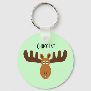 Porte-clés Orignaux Head_Chocolat