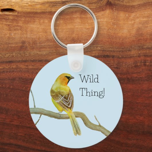 Porte-clés Oriole à capuchon (Recto)