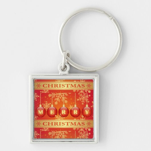 Porte-clés Ornaments rouges (Devant)