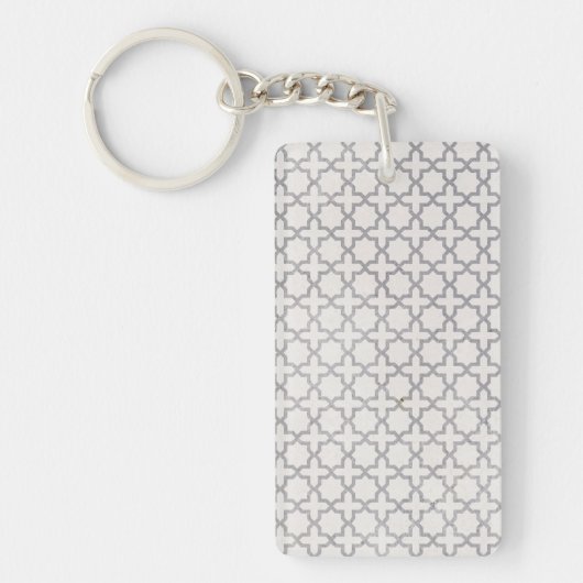 Porte-clés Ornement arabesque élégant (Devant)