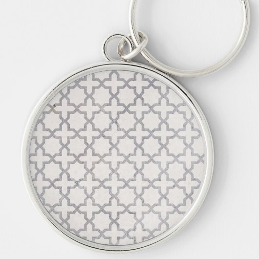 Porte-clés Ornement arabesque élégant (Devant)