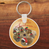 Porte-clés Ornement du groupe Pekingese (Recto)