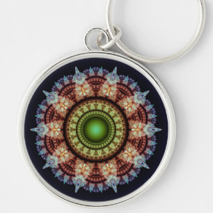 Porte-clés Ornement fractal oriental splendide