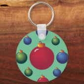 Porte-clés Ornements de Noël (Recto)