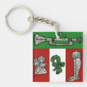 Porte-clés Ornements vintages (Devant)