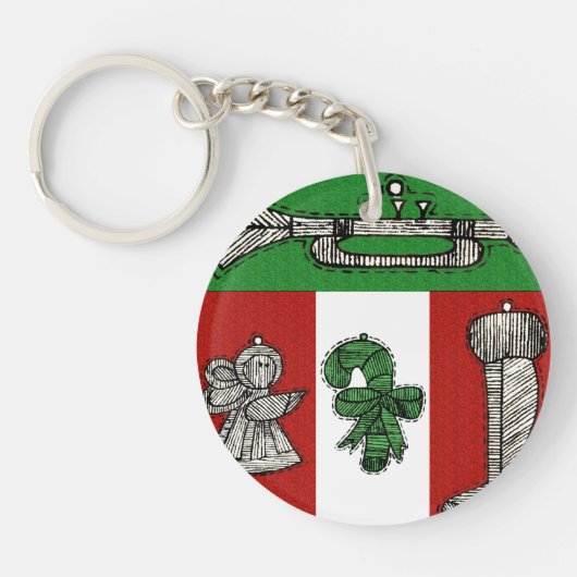 Porte-clés Ornements vintages (Devant)