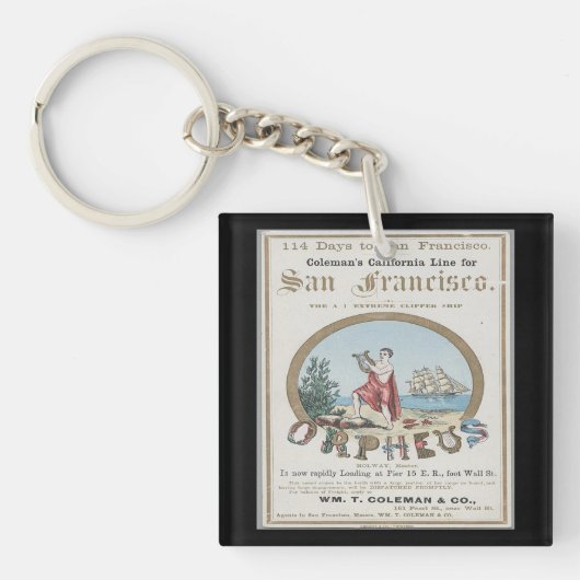 Porte-clés Orphée Clipper Voile (Devant)