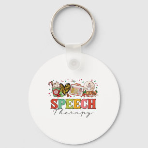 Porte-clés Orthophoniste Slp Noël Thanksgiving