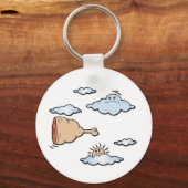 Porte-clés Os de jambon volant (Recto)