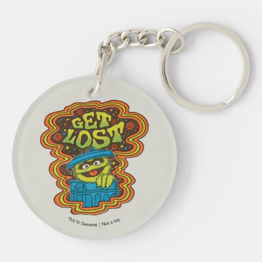 Porte-clés Oscar le Groupement | Psychédélique (Dos)