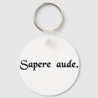 Porte-clés Osez être sage.