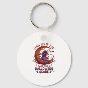 Porte-clés Osez Halloween Épouvante Violet Poupée Vaudou Croi