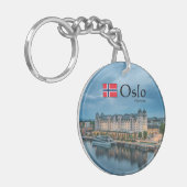 Porte-clés Oslo Norvège (Devant gauche)