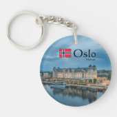 Porte-clés Oslo Norvège (Devant)