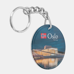 Porte-clés Oslo Norvège Souvenir