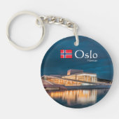 Porte-clés Oslo Norvège Souvenir (Devant)