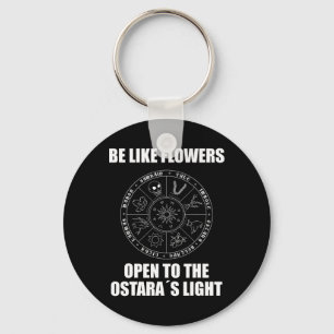 Porte-clés Ostara de Pâques Eostre Pagan Witchcraft Mois de p