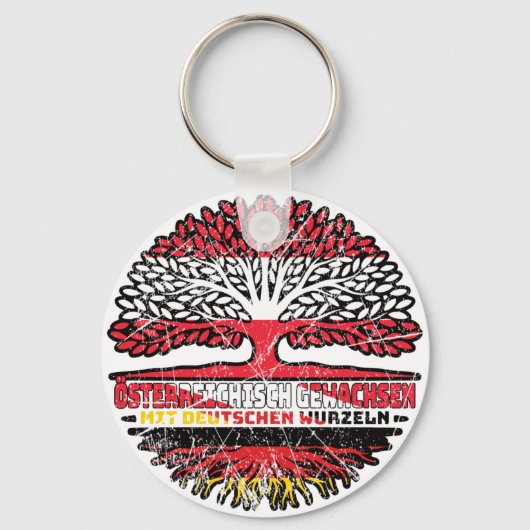 Porte-clés Österreich Österreichisch Deutsch Deutschland Baum (Recto)