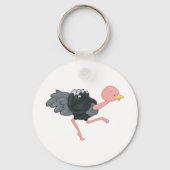 Porte-clés Ostrich Running (Verso)