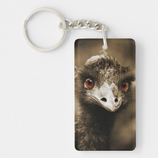 Porte-clés Ostriches Look porte - clé (Devant)