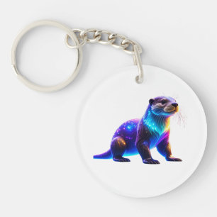 Porte-clés Otter Art Coloré