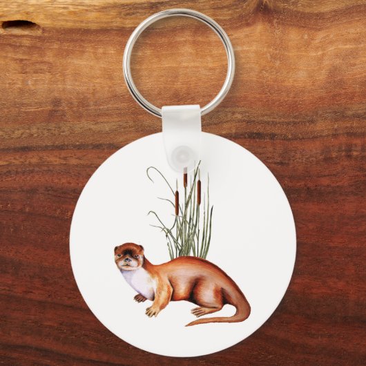 Porte-clés Otter joueuse (Recto)