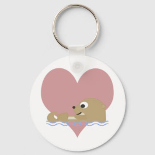 Porte-clés Otter Love