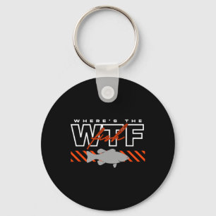 Porte-clés Où est Le Poisson Wtf Homme's Drôle Plaisanterie P