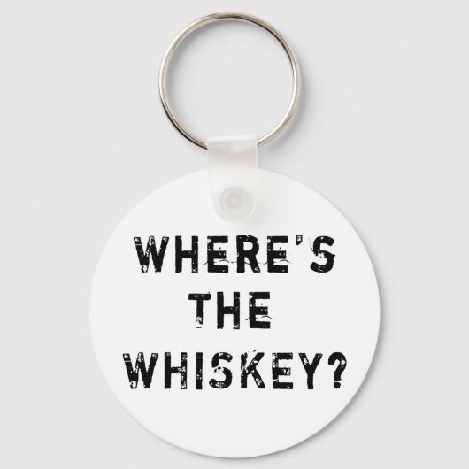 Porte-clés Où est le Whiskey (Recto)