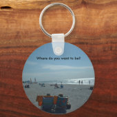 Porte-clés Où veux-tu être ? (Recto)