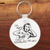 Porte-clés Oublié la socialisation (Recto)