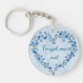 Porte-clés Oubliez-moi non Custom Keepsaké souvenir (Devant)