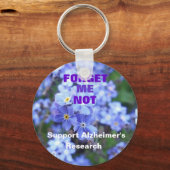 Porte-clés Oubliez-moi pas le Porte - clé d'Alzheimer (Recto)