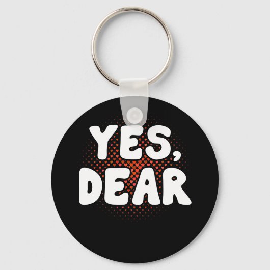 Porte-clés Oui Cher mari déshabillé Mariage Valentine (Recto)