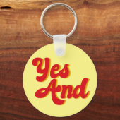 Porte-clés Oui Et La Comédie improvisée (Verso)