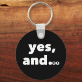 Porte-clés "Oui, et..." L'improvisation de Thespian (Recto)