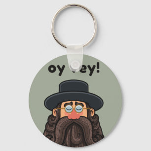 Porte-clés OUI ! Funny RABBI Peronalisé