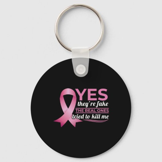 Porte-clés Oui, ils sont faux, mes vrais amis ont essayé de m (Recto)