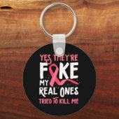 Porte-clés Oui, ils sont faux, mes vrais amis ont essayé de m (Recto)