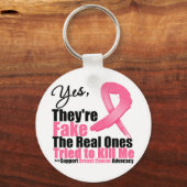 Porte-clés OUI, ils sont faux...Mes vrais ont essayé de me tu (Recto)